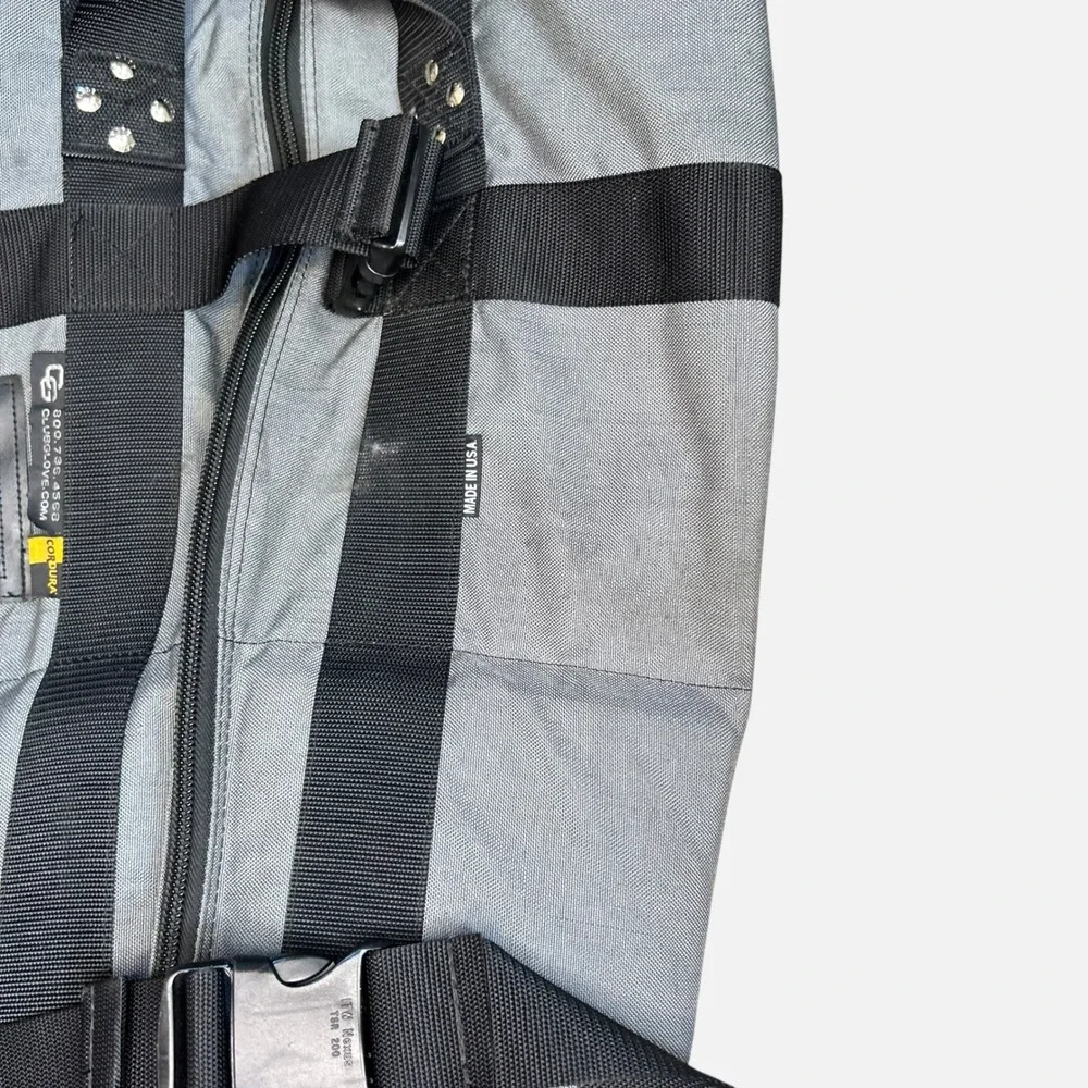 Club Glove Gorpcore Rolling Golf Travel Bag Large Cordura Sporty Grey